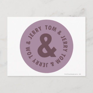 Carte Postale Logo Tom et Jerry Round 7