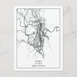 Carte Postale Loja Ecuador Amérique du Sud Voyage World City Pla