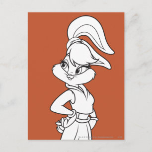 Carte Postale Lola Bunny Décontracté