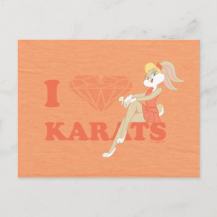 Carte Postale Lola Bunny I Heart Karats