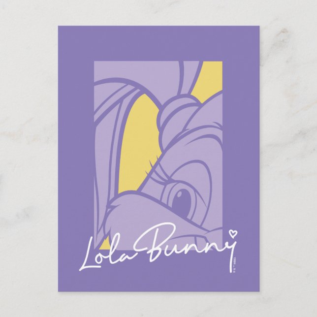 Carte Postale Lola Portrait Autograph (Devant)