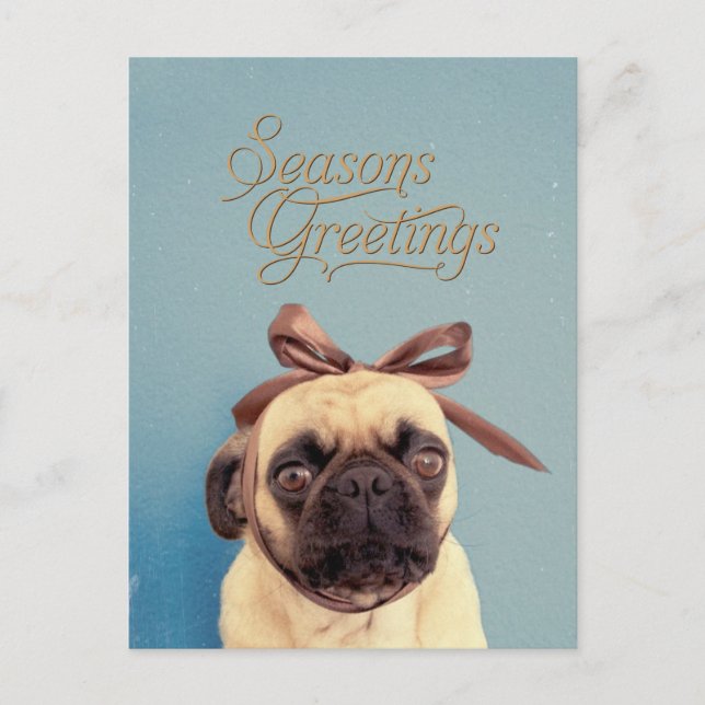 Carte Postale Lola with bow (Devant)