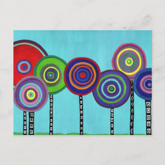Carte Postale Lollipop Arbres