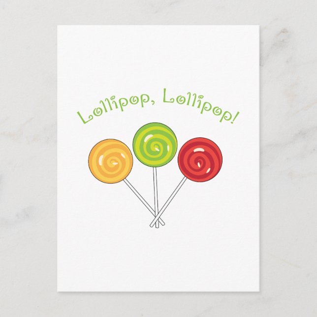 Carte Postale Lollipop Lollipop (Devant)