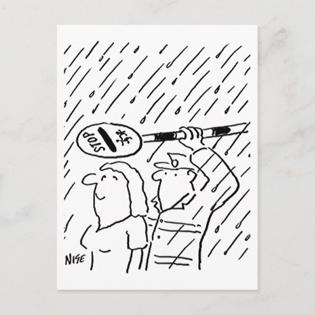 Carte Postale Lollipop Man est chevaleresque (Devant)