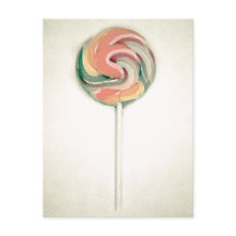 CARTE POSTALE LOLLIPOP vintage