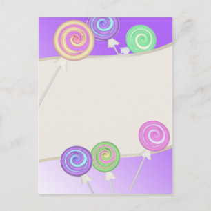 Carte Postale Lollipops