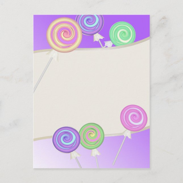 Carte Postale Lollipops (Devant)