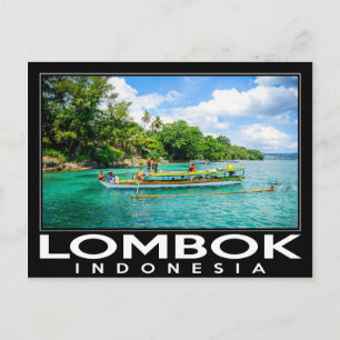 Carte Postale Lombok Indonesia