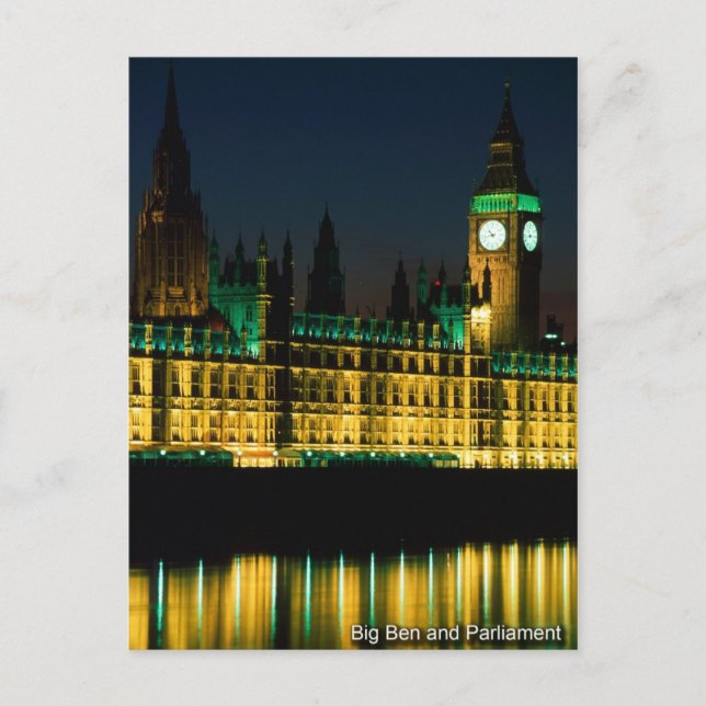 carte postale london 03 Big ben (Devant)