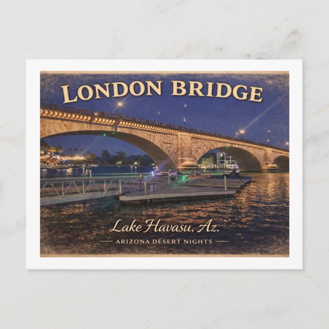 Carte Postale London Bridge Lake Havasu Arizona  (Devant)