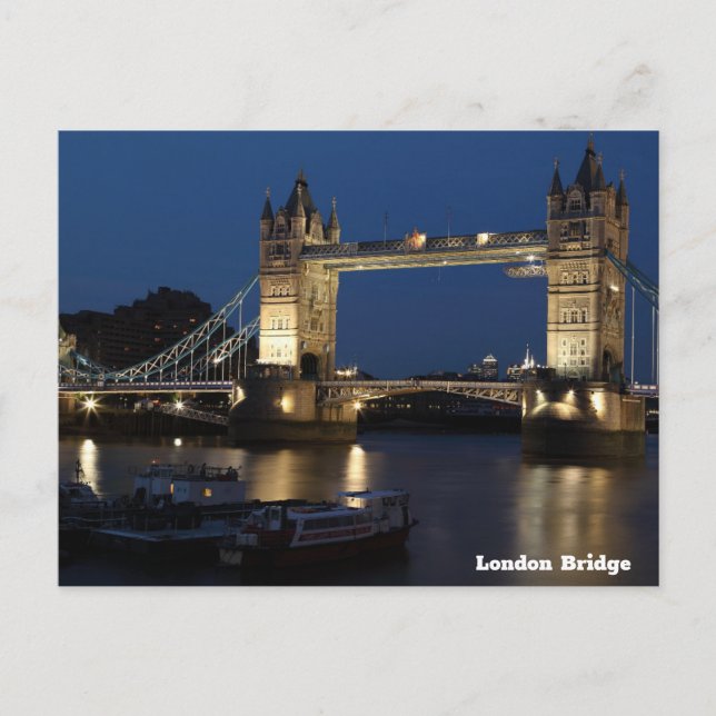 Carte Postale London Bridge, Night Sky (Devant)