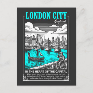 Carte Postale London City England In the Heart of the Capital