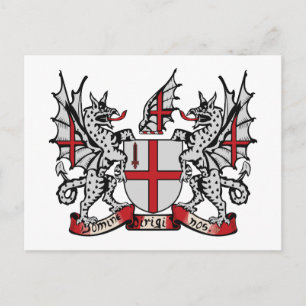 Carte postale London Coat Arms