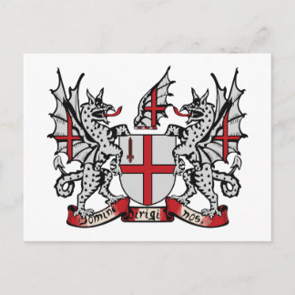 Carte postale London Coat Arms