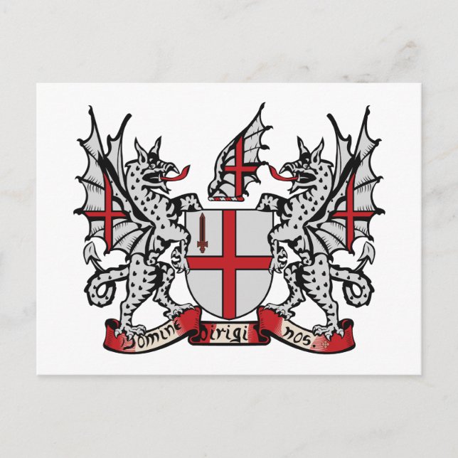Carte postale London Coat Arms (Devant)
