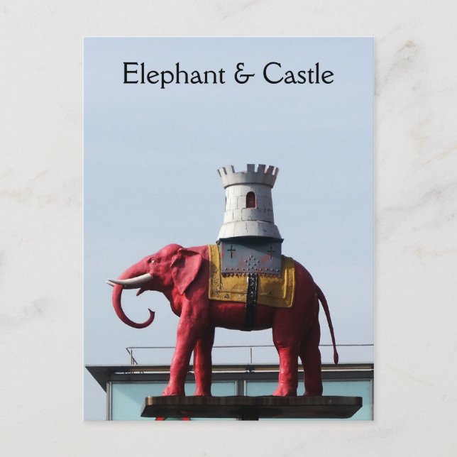 Carte Postale London Elephant & Château (Devant)