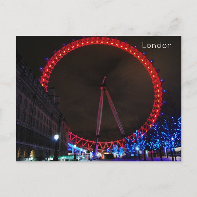 Carte postale London Eye (Devant)