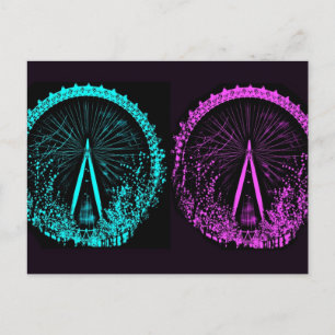 Carte Postale London Eye Collage