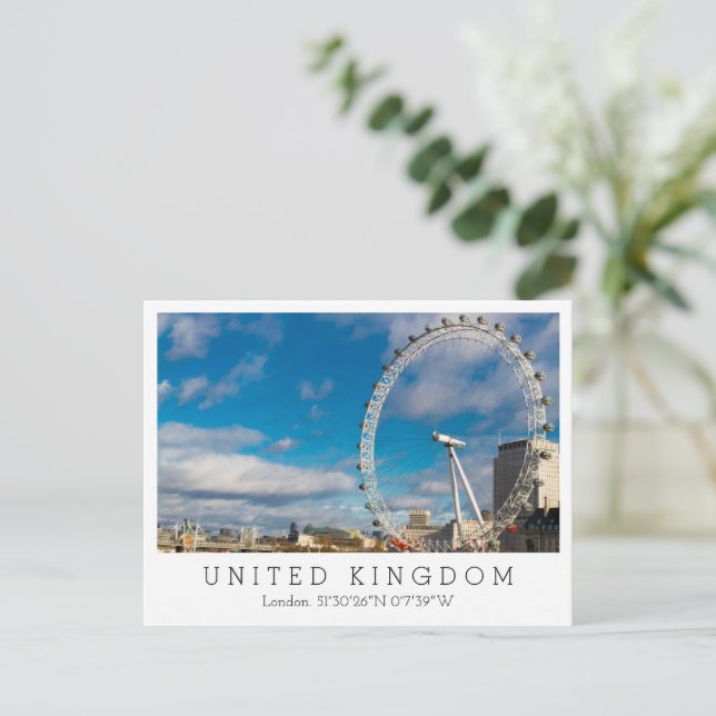 Carte Postale London Eye, Londres, Angleterre (Debout devant)