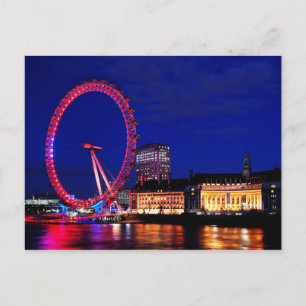Carte postale London Eye, Londres Royaume-Uni