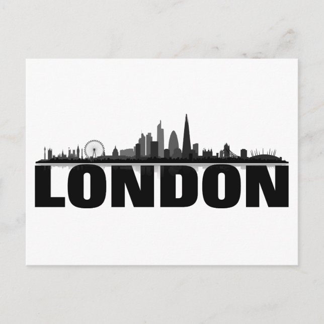 Carte Postale London Skyline Postkarte (Devant)