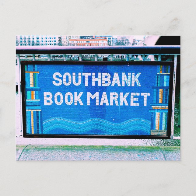 Carte postale London Southbank Booking (Devant)