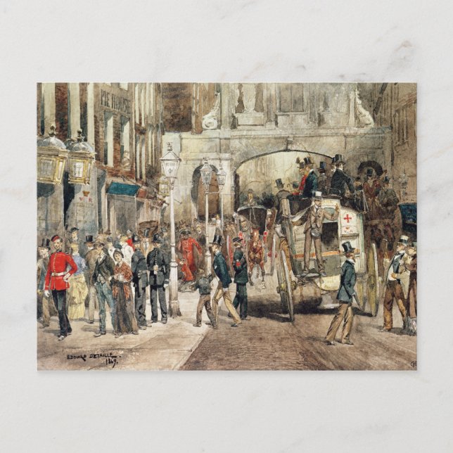 Carte Postale London Street, 1869 (Devant)