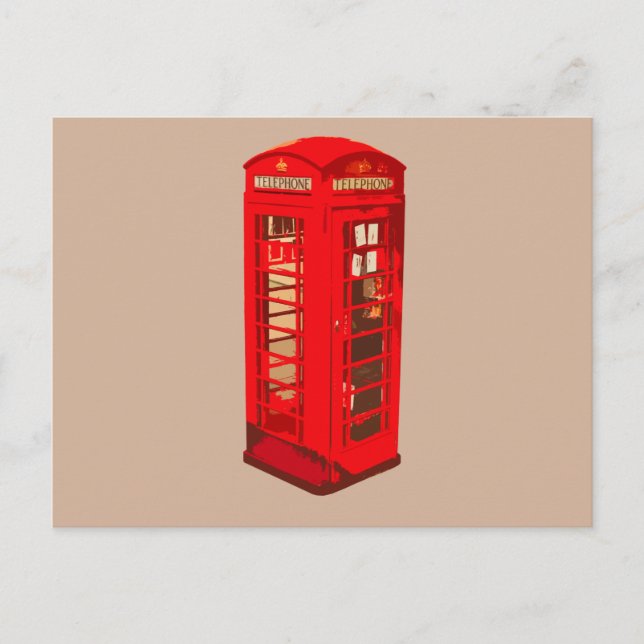 Carte Postale London Telephone Cell (Devant)