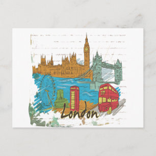 Carte Postale Londres