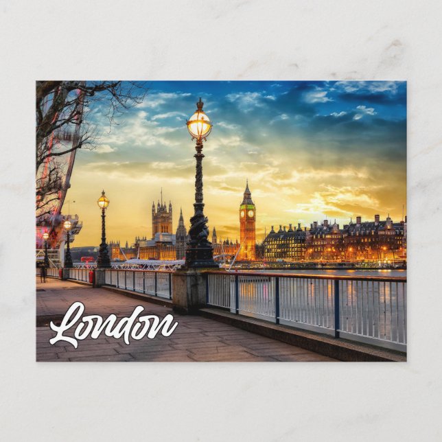Carte Postale Londres, Angleterre | Big Ben (Devant)