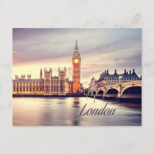 Carte Postale Londres Angleterre Big Ben