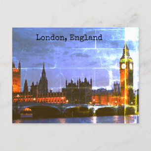 Carte Postale Londres, Angleterre, Big Ben, Parlement. Personnal
