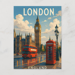 Carte Postale Londres Angleterre Royaux Sites Thames