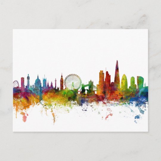 Carte Postale Londres Angleterre Skyline Zazzle Fr Carte Postale Londres Angleterre Skyline Zazzle Fr