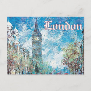 Carte Postale Londres Angleterre Tourisme rétro Vintage Big Ben