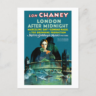 Carte Postale Londres après minuit (1927)