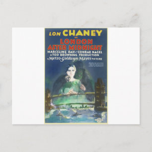 Carte Postale LONDRES APRÈS MINUIT par Philip J. Riley