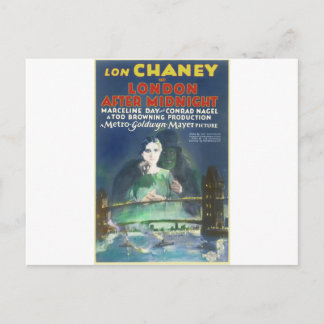 Carte Postale LONDRES APRÈS MINUIT par Philip J. Riley