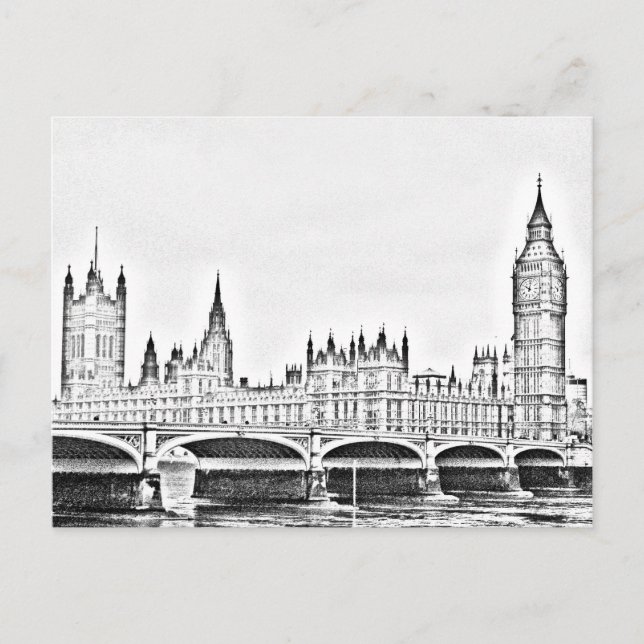 Carte Postale LONDRES classique (Devant)