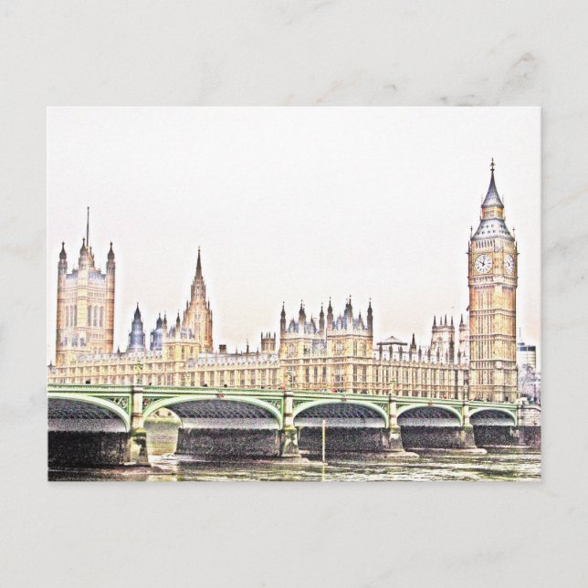 Carte Postale LONDRES classique (Devant)