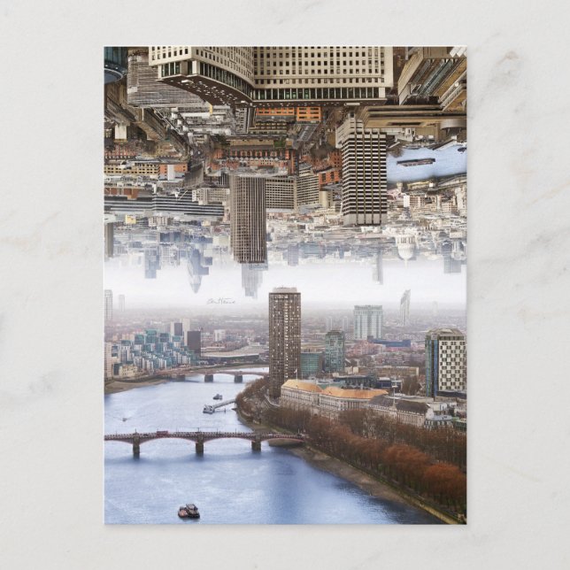 Carte Postale Londres Double Paysage (Devant)