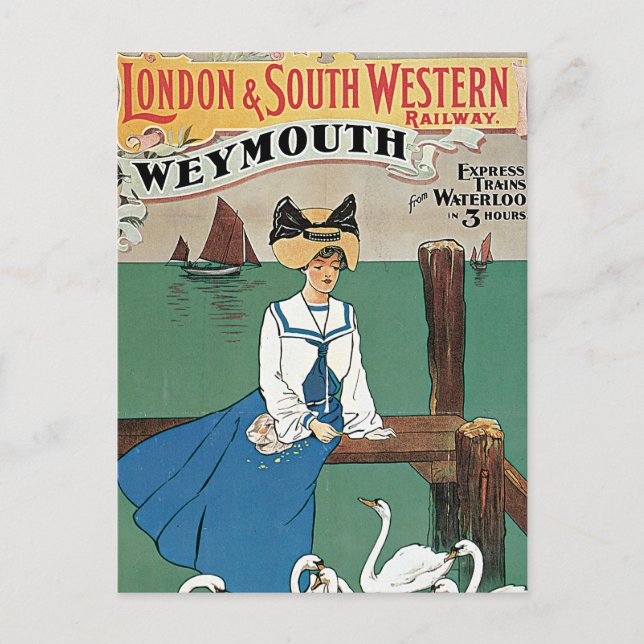 Carte Postale Londres et Sud-Ouest ~ Weymouth (Devant)