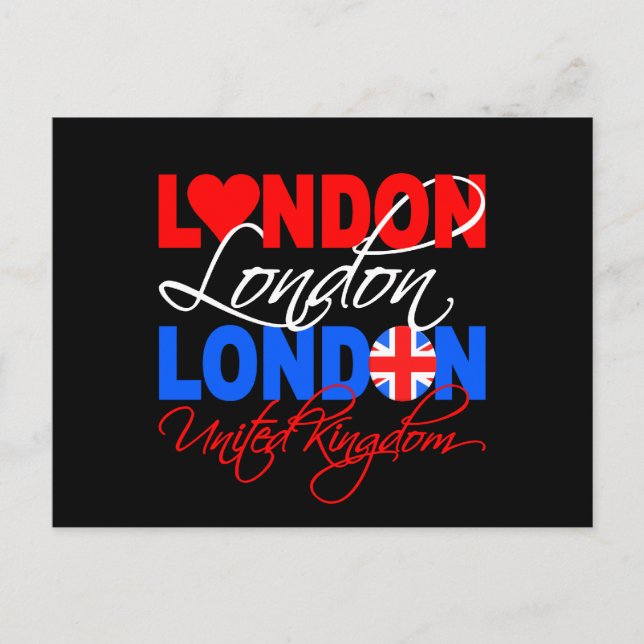 Carte postale Londres - personnaliser ! (Devant)