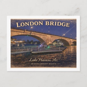 Carte Postale Londres Pont Lac Havasu Arizona
