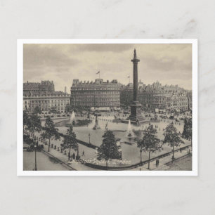 Carte Postale Londres Royaume-Uni, Trafalgar Carré 1911 Inspiré