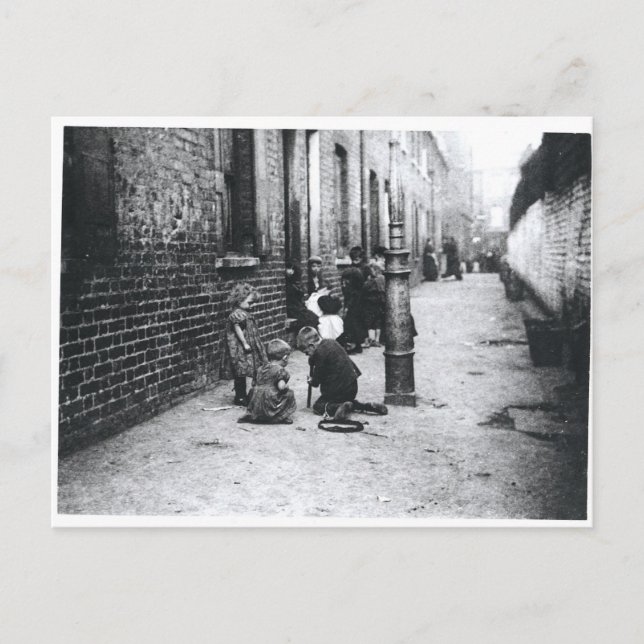 Carte Postale Londres Slums (Devant)