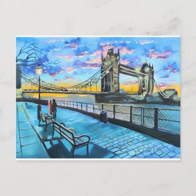 Carte Postale Londres Thames (Devant)