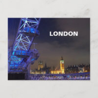 Londres UK Night Landcape London Eye View