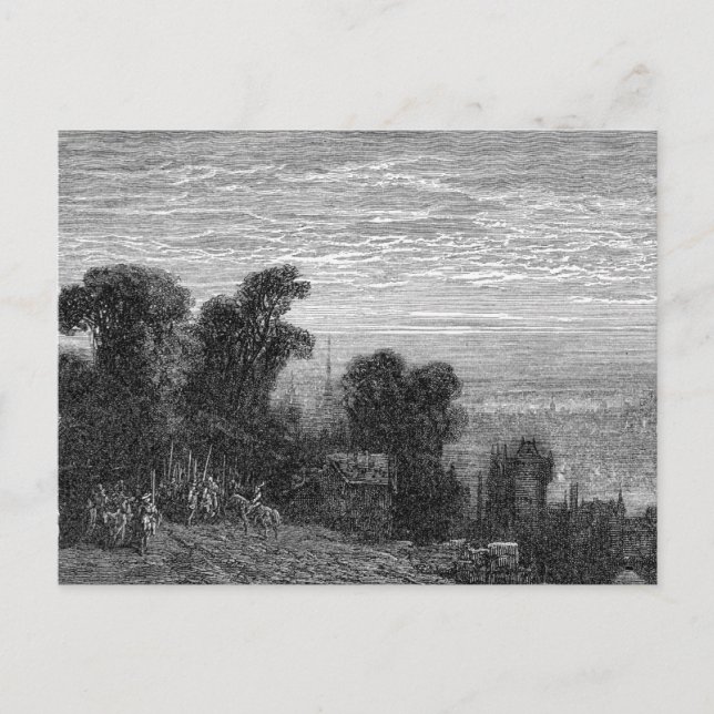 Carte Postale Londres victorienne - Hampstead Heath (Devant)